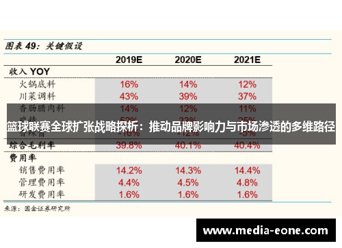 篮球联赛全球扩张战略探析：推动品牌影响力与市场渗透的多维路径